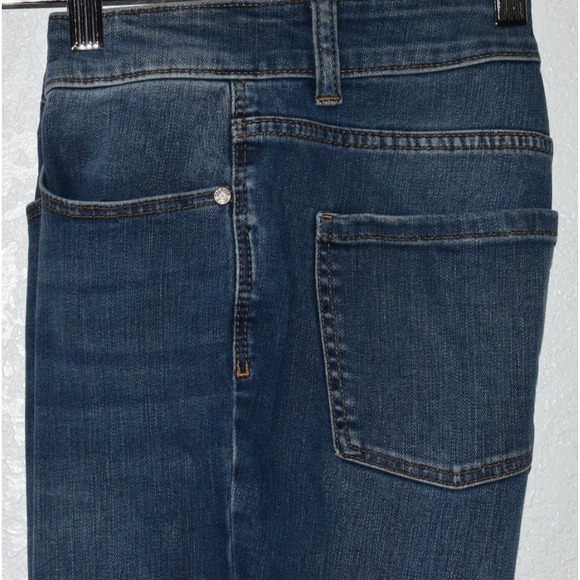 Talbots 4 Simply Flattering 5-pocket Jeans Stretch Blue Denim Slim 29 Inseam - Picture 12 of 16